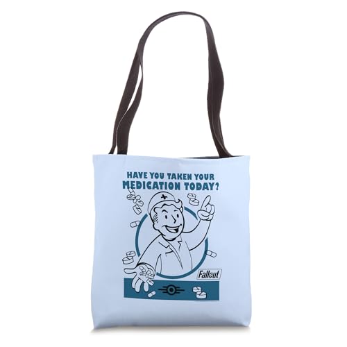 Fallout Video Game Vault Boy Taken Your Medication Today? Tote Bag