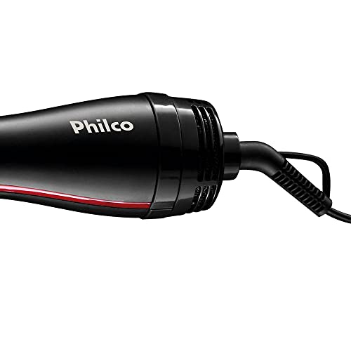 Escova Secadora Philco Soft Brush Preto 1200W... glide