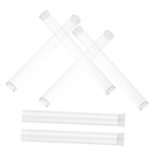 VINTORKY Tubo De Incienso Transparente De Acrílico Pack De Unidades para Almacenamiento De Palos De Incienso Barril De Incienso Práctico y Elegante