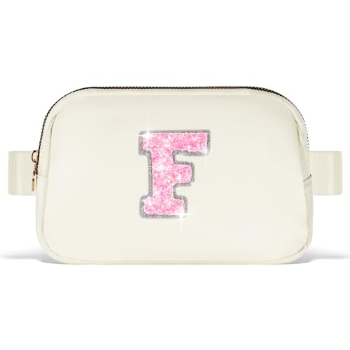 Image of Uygafly Gift for Teen Girls Kids Daughter Her - Birthday Gifts for 3 4 5 6 7 8 9 10 11 12 13 Year Old Girls,Fanny Pack Crossbody Bag Purse Belt Bag Cute Trendy Stuff | Cream,F