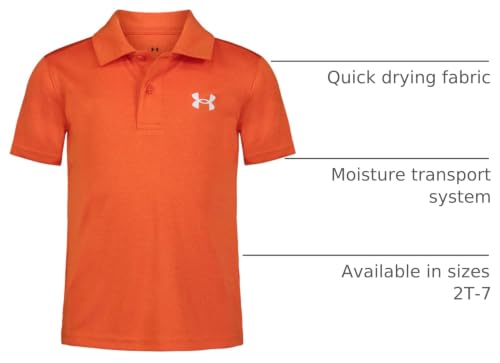 Image of Under Armour Boys' Matchplay Short Sleeve Golf Polo, Lightweight Performance Stretch, Logo Detailing