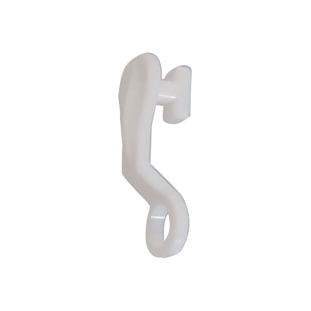 Mkbdm 3 40Pcs Plastic Window Curtain Rod Slide Rail Track Glider Hooks Drape Pole Runner Loop Clip Hook Home Curtains Accessories,