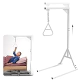 Koardink Bed Trapeze, Trapeze Bar for Bed Mobility Sturdy Bed Trapeze for Elderly and Patient Bed Pull Up Medical Trapeze Bars Assist Individual with Transferring Or Repositioning Safely and Easily