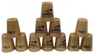 Set of 12 GOLD Speed Stacks Cups with Carry Case