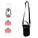 NDNCZDHC Camping Lantern Storage Bags, Large Capacity Double Zipper Multifunctional Outdoor Camping Gas Lamp Lights Handle Bags(Black)