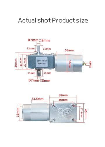 Démarreur 24V résistant pour inversion de marche avant arrière 16 TR/Min - 2