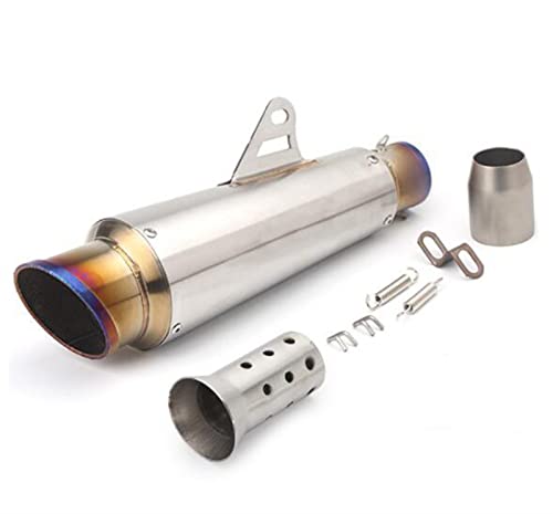 Tube d'échappement 51mm moto inox compatible avec Cb650f Crf 230 et gros cubes