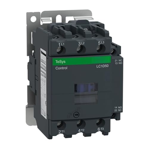 Contacteur d'ascenseur AC LC1-D50M7C mécanique robuste et isolation thermique supérieure