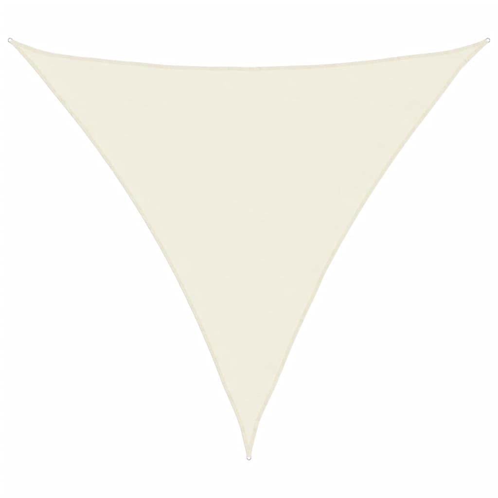 Tenda parasole triangolare, 2,5 x 2,5 x 3,5 m, in tessuto Oxford, resistente al vento, con fissaggio in acciaio inox, per terrazza, balcone, giardino e campeggio