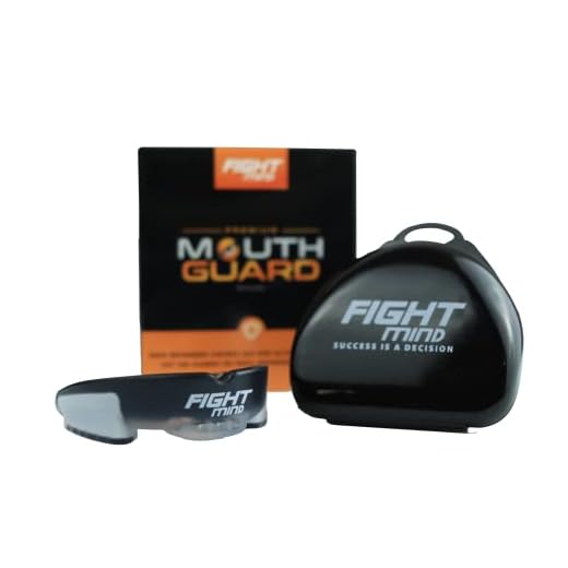Fight Mind Premium Mundschutz - Perfekter Zahnschutz für Kampfsport - Mit E-Book - In praktischer Box