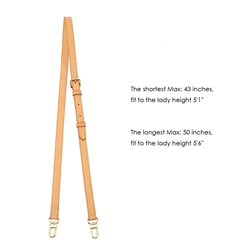 Vachetta Leather Cross Body Strap Medium Size Strap DIY Strap for Speedy 25 30 35 Shoulder Bag4