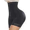 Lover-Beauty-Women-High-Waist-Body-Shaper-Butt-Lifter-Firm-Control-Shapewear-Boyshorts Lover-Beauty Slimmer Body Shaper High Waist Shapewear Tummy Control Panty Seamless Boyshorts Black L