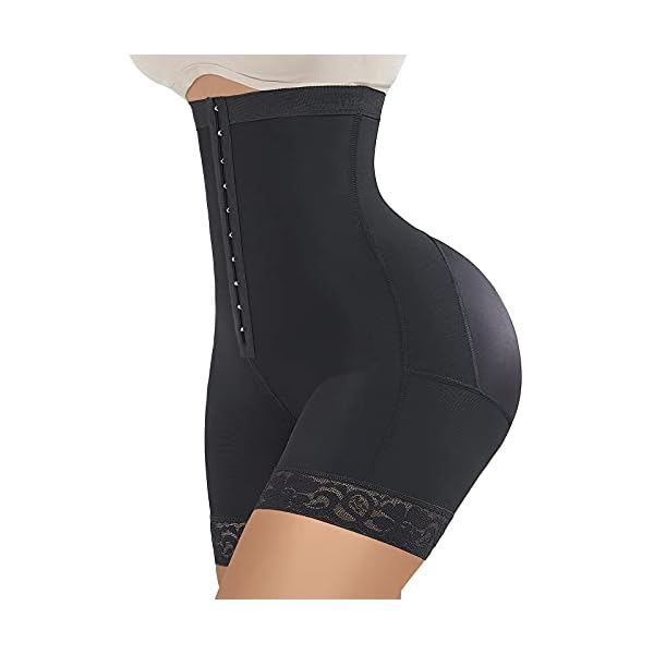 Lover-Beauty-Women-High-Waist-Body-Shaper-Butt-Lifter-Firm-Control-Shapewear-Boyshorts Lover-Beauty Slimmer Body Shaper High Waist Shapewear Tummy Control Panty Seamless Boyshorts Black L