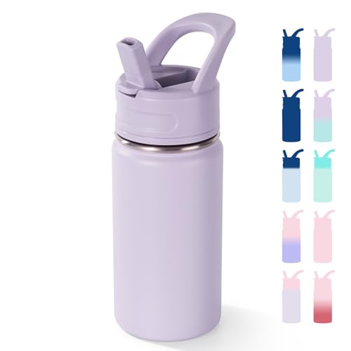 Fijinhom 12oz Kids Water Bottle for School, Toddler Bottles with ...