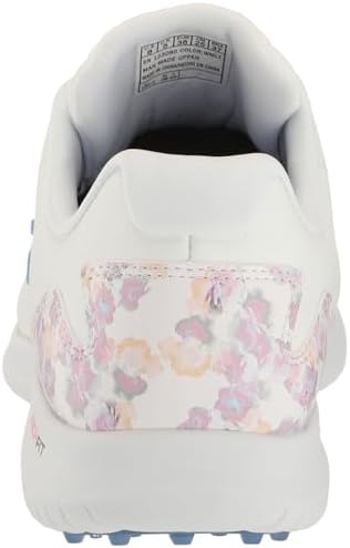 Skechers Women's Go Max Arch Fit Spikeless Golf Shoe Sneaker, White Floral Waterproof, 7.5 | Image 2