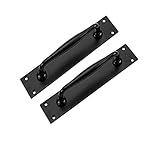 Este tirador de puerta es adecuado para puertas interiores o exteriores de metal y madera. 