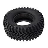 ORFOFE ソフトラバー製モデルカーヤ 耐久性と クローラー向け スケール トラック用 ブラック 短軸径ホイール対応