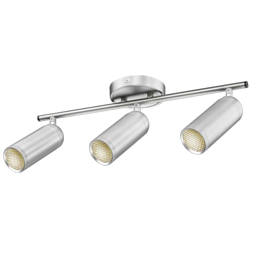 FEMILA 16.9" LED Track Lighting Fixtures Ceiling, Brushed Nickel Finish