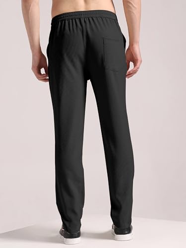 Image of Mehrang Men's Baggy Trackpants | Oversized Fit Streetwear & Gym Wear | Comfortable Casual Joggers for Men, Loose Fit Joggers for Men | Korean Style Travel & Lounge Wear with Pockets