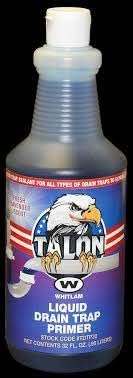 Fast-Trac TALON TDTP32 Liquid Drain Trap Primer-32 Ounce, BLUE