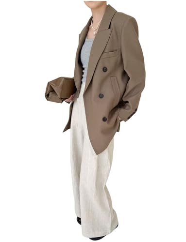 Veste de costume de bureau à revers pour structurer votre carrure