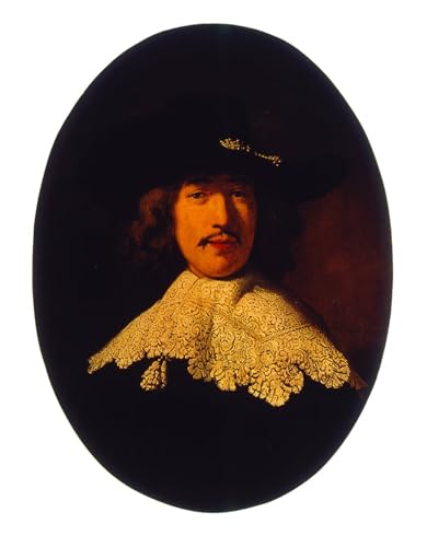 Toile Rembrandt Portrait d'un jeune homme au collier : une ambiance de musée dans votre salon