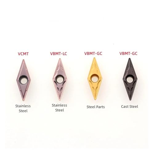 Insert carbure VBGT160402 de qualité supérieure pour finition de surface miroir - 5