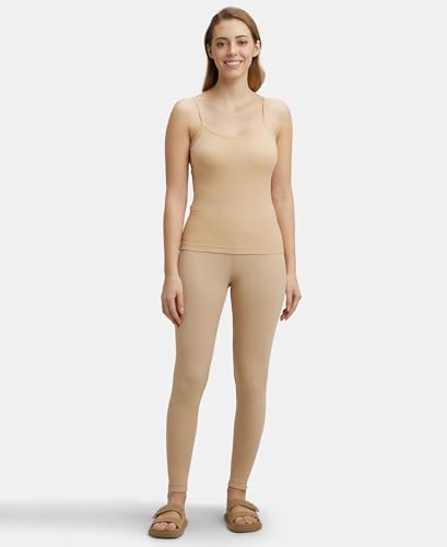 Image of Jockey 2501 Women Extra Warmth Super Combed Cotton Rich Thermal Camisole with StayWarm Technology