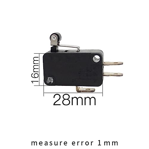 Interrupteur de fin de course momentané V-15 16A 250VAC 1NO1NC pour automatisme industriel - 5