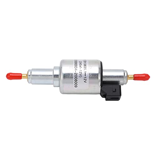 Bomba de Combustible del Calentador para Webasto Air Top Thermo E C V 12V Calentador de Estacionamiento Bomba de Combustible 65ml Bomba Dosificadora de Combustible de Alto Rendimiento de Acero Inoxida Cover