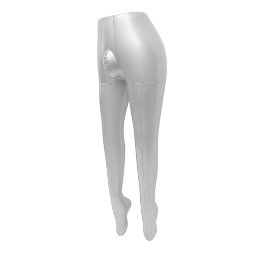OUNONA Clothing Display Model Mens Costumes Trousers for Men Male Inflatable Upper Body Costumes for Men Mannequin Body Outfit for Men Inflatable Costume Inflatable Mannequin PVC Silver