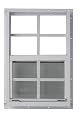 Shed Windows 14 x 21 White/Brown J-Lap Mount (White)