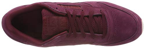 Image of Reebok Women's Classic Leathers Gymnastics Shoes, Red Enh Rustic Wine Chalk Enh Rustic Wine Chalk, 6
