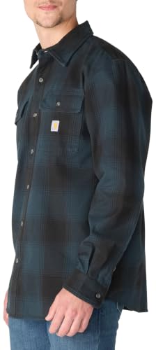 Image of Carhartt Men's Hubbard Loose Ls Plaid Shirt