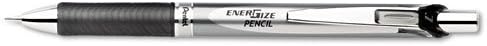 Pentel Pl77a Energize Automatic Mechanical Pencil Trim - 0.7 Mm Lead Size - Black Barrel - Pack of 2 pencils