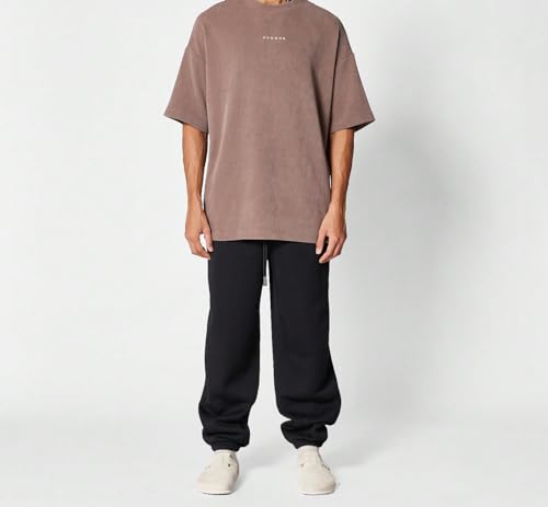 Image of dockstreet Baggy Joggers /Loose fit,High Waist Casual Lowers /Casual, Long Length Extra Baggy fit Lower in Cotton for Men