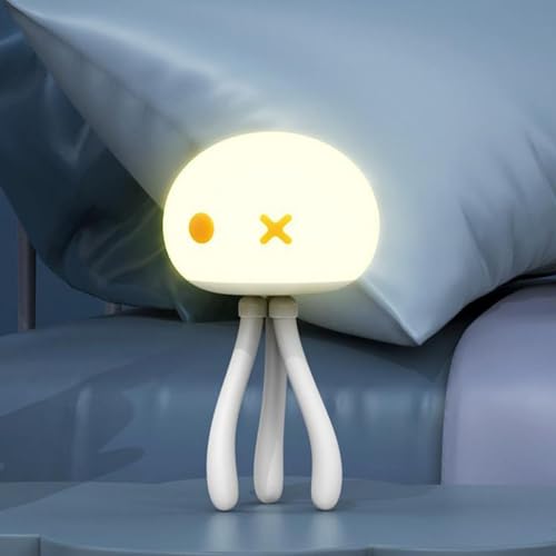 Lámpara de Mesa de Noche con Luz Blanca Suave Forma Medusa miniatura 7