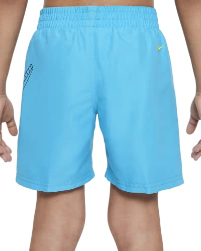 Nike Little Kids Boys 4-7 5" Swim Volley Shorts Trunks (As1, Numeric, Numeric_5, Regular, Blue Lightning) #TOP1