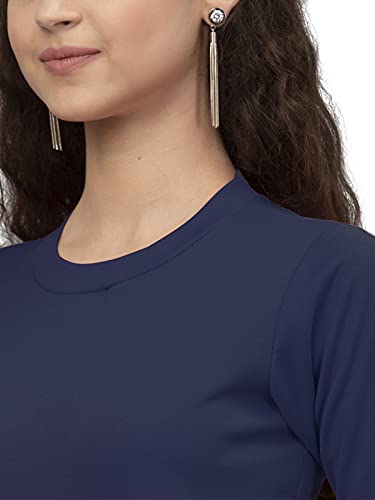 Image of Selvia Women's Knitted Lycra Party Top