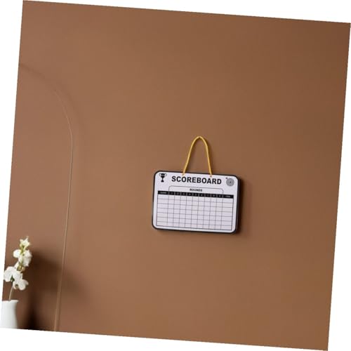 2 pcs tablero de puntuación de golf doble cara con marcadores miniatura 5