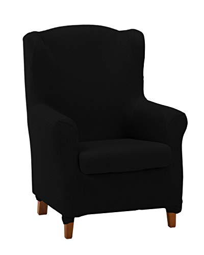 Martina Home Funda Sillón Túnez Orejero Dúplex Negro