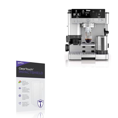 BoxWave Screen Protector Compatible with Ninja Luxe Cafe - ClearTouch ImpactShield (2-Pack), Impenetrable Screen Protector Flexible Film