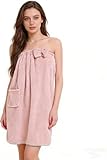 Serviette de Bain Femme Douce Drap de Bain Séchage Rapide Peignoir de Bain Serviette...