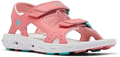 Columbia unisex child Techsun Vent Sport Sandal, Wild Salmon/Dolphin, 4 Big Kid US | Image 1