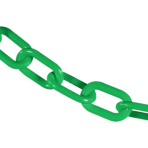 Image of Mr. Chain Plastic Barrier Chain, Green, 100 ft Length (51004-100)