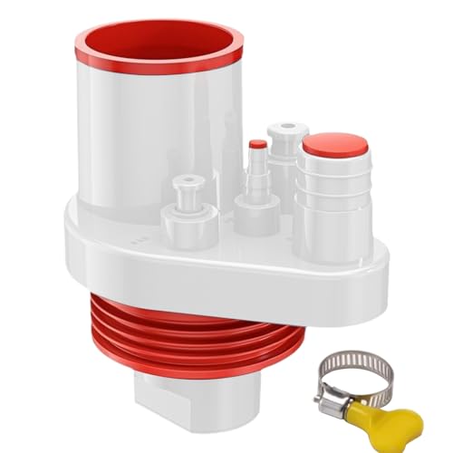Manguera de fregadero - Kit de fontanería para fregadero de cocina | Adaptadores de alcantarillado para tuberías de lavandería, ducha, bañera, autocaravana, exterior, baño, residencial, comercial