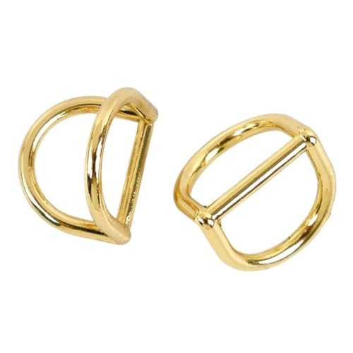 Anillo en D doble de 19 mm para reparar mochilas y correas de viaje