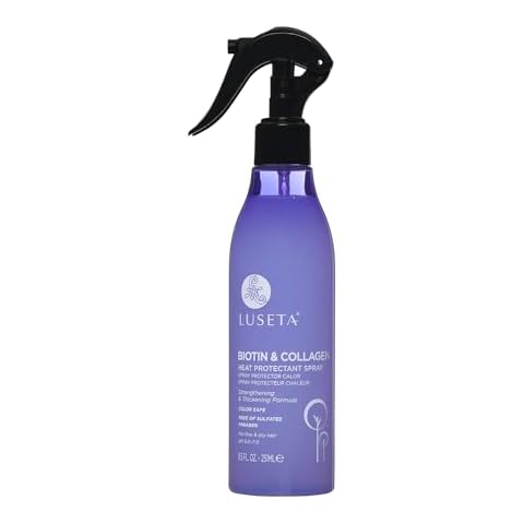 Luseta Biotin & Collagen Heat Protection Spray, Preventing Heat-induced Hair Breakage for Styling, for Women and Men 8.5oz Cover