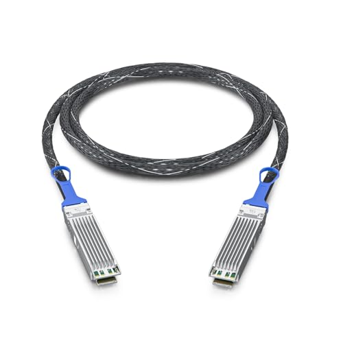 Image of 10Gtek 800Gb /s OSFP DAC Compatible for NVIDIA MCP4Y10-N02A, 8-Channel OSFP Fin-top to 800G Fin-top Cable,NDR Infiniband and Ethernet Solutions