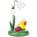Alexander Taron 224-021-2 Dregeno Easter Figure-Chick Under Flower-2" H W x 1.25" D, Green